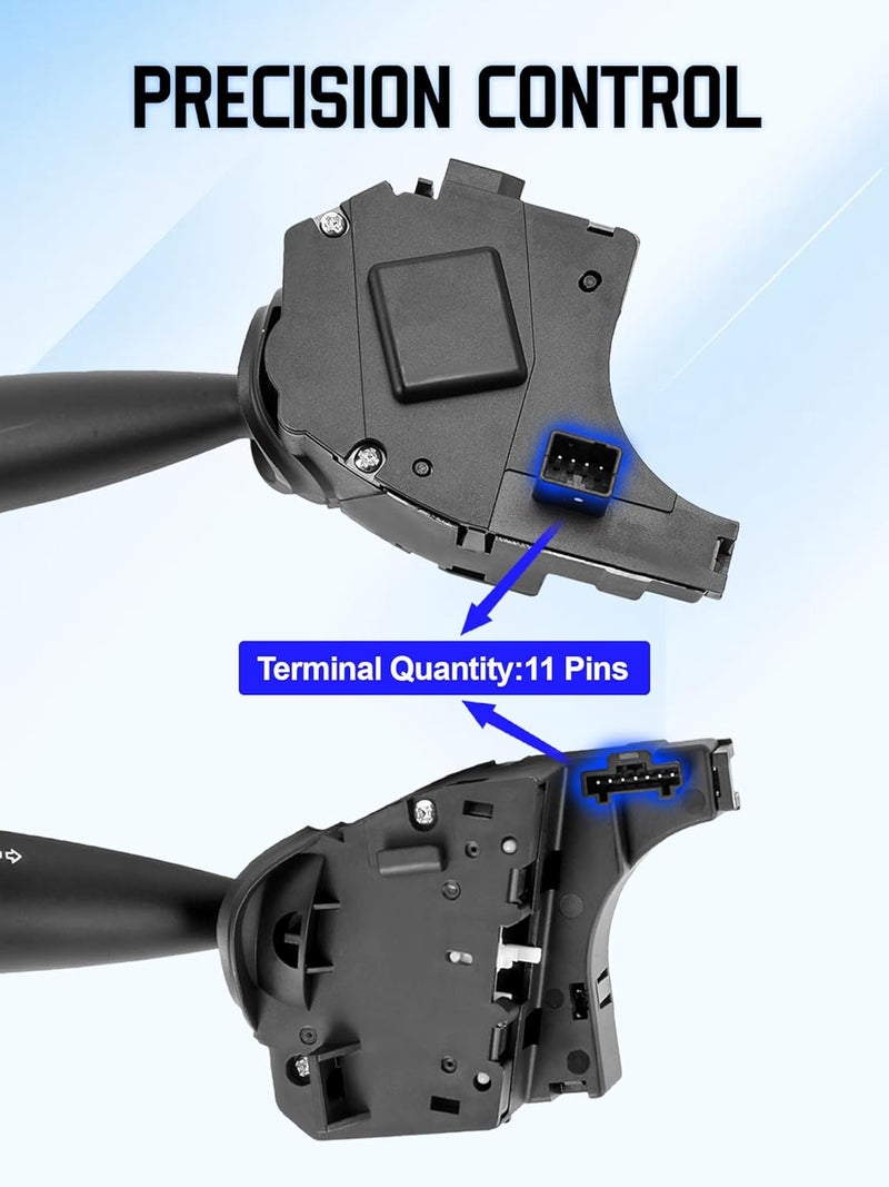 Reeauto Turn Signal Switch Compatible with JK MK KK XK WK- Replaces CBS1703 Wrangler Compass Patriot Multifunction Switch with Fog Light Headlight Dimmer - Image 4